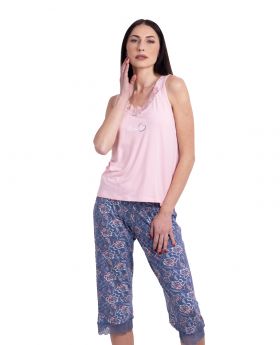 Bonsoir pyjama - Blauw