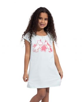 Unicorn nachthemd - Blauw