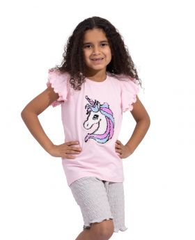 Unicorn pyjama - Roze