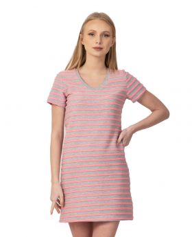 Nachthemd - Stripes - Roze