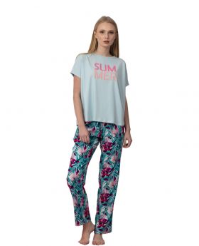 Summer pyjama - Lichtblauw