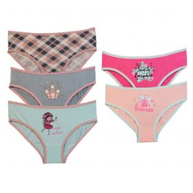 5-Pack - Egyptisch Katoen - Meisjes slip