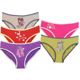 5-Pack - Egyptisch Katoen - Meisjes slip