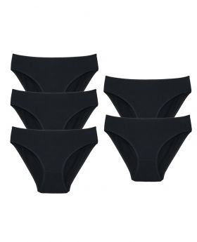 5-Pack - Slips - Zwart