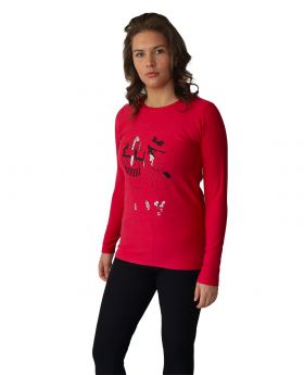 Dames Pyjama Slim Fit - Rood