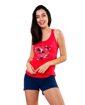 Dames Zomerpyjama - Rood