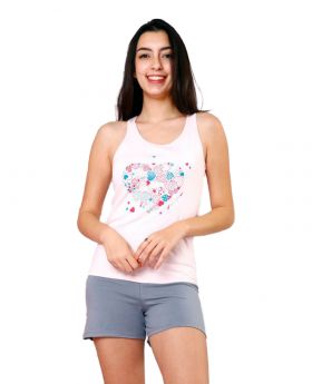 Dames Zomerpyjama - Roze